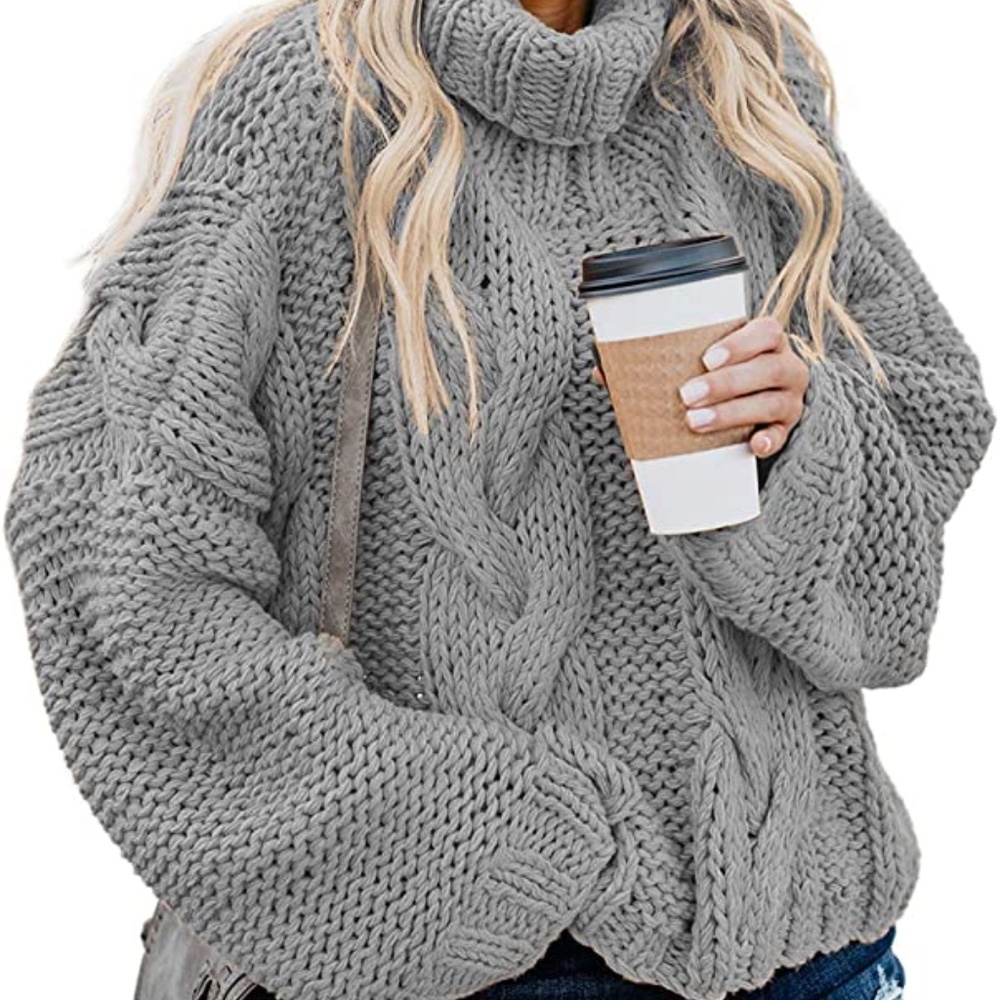Oversized Cable Knit Sweater